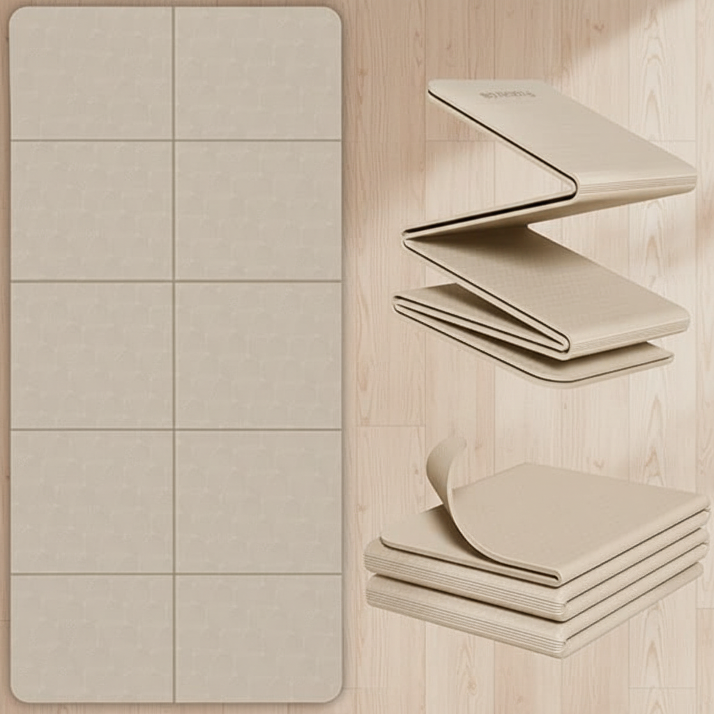 Beige Pilates Mat - Multi State