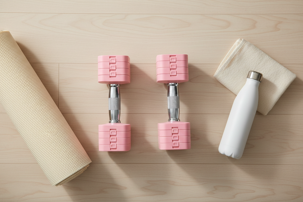 Dumbbell Set 4in1 - Pinterest Flat Lay