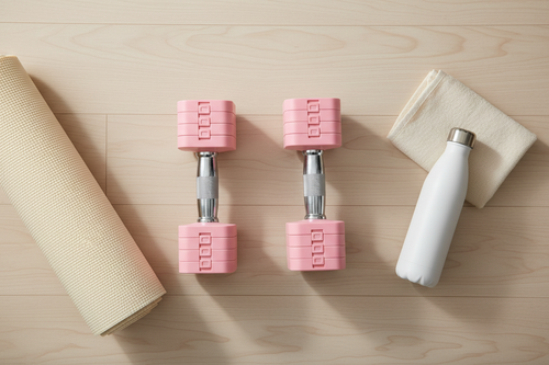 Dumbbell Set 4in1 - Pinterest Flat Lay