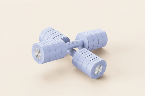 Dumbbell Set - Clean Product Shot 4K