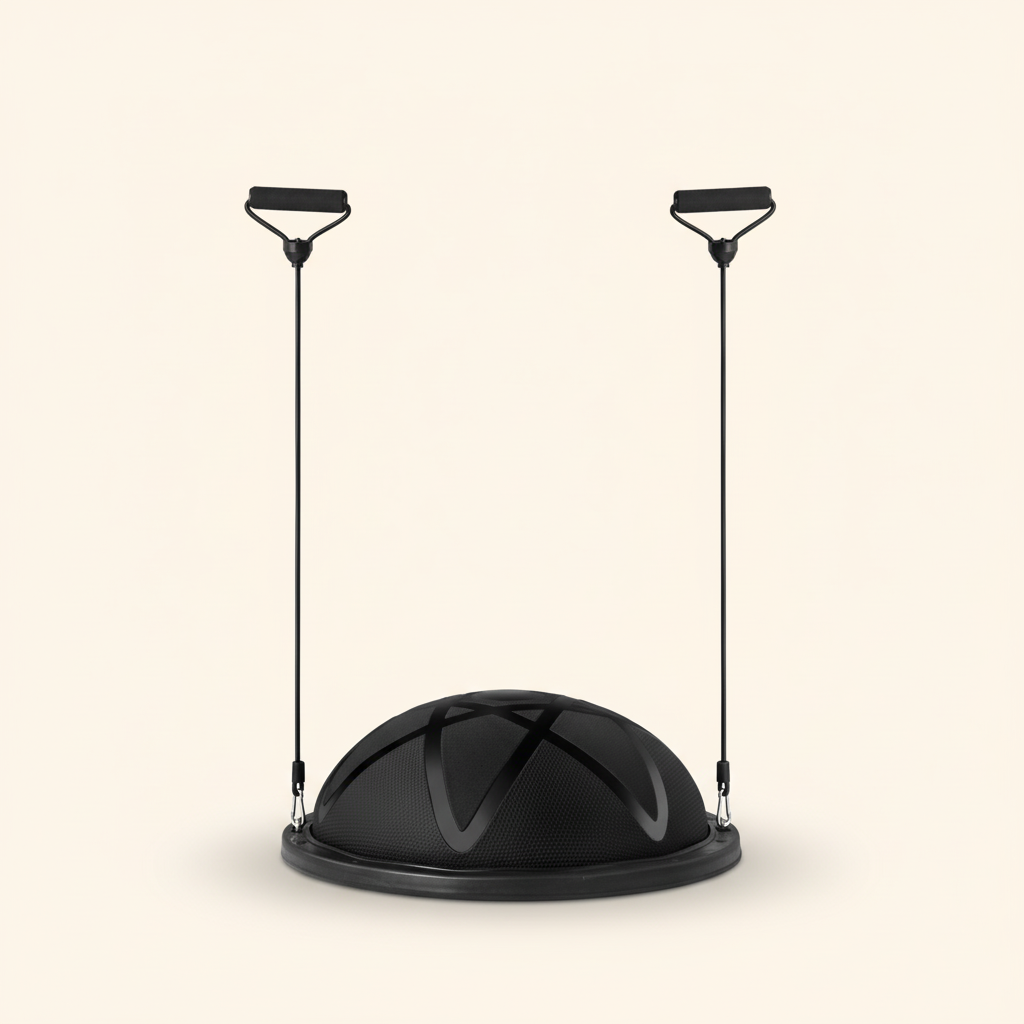 Half Pilates Ball with Bands - Clean Product Shot