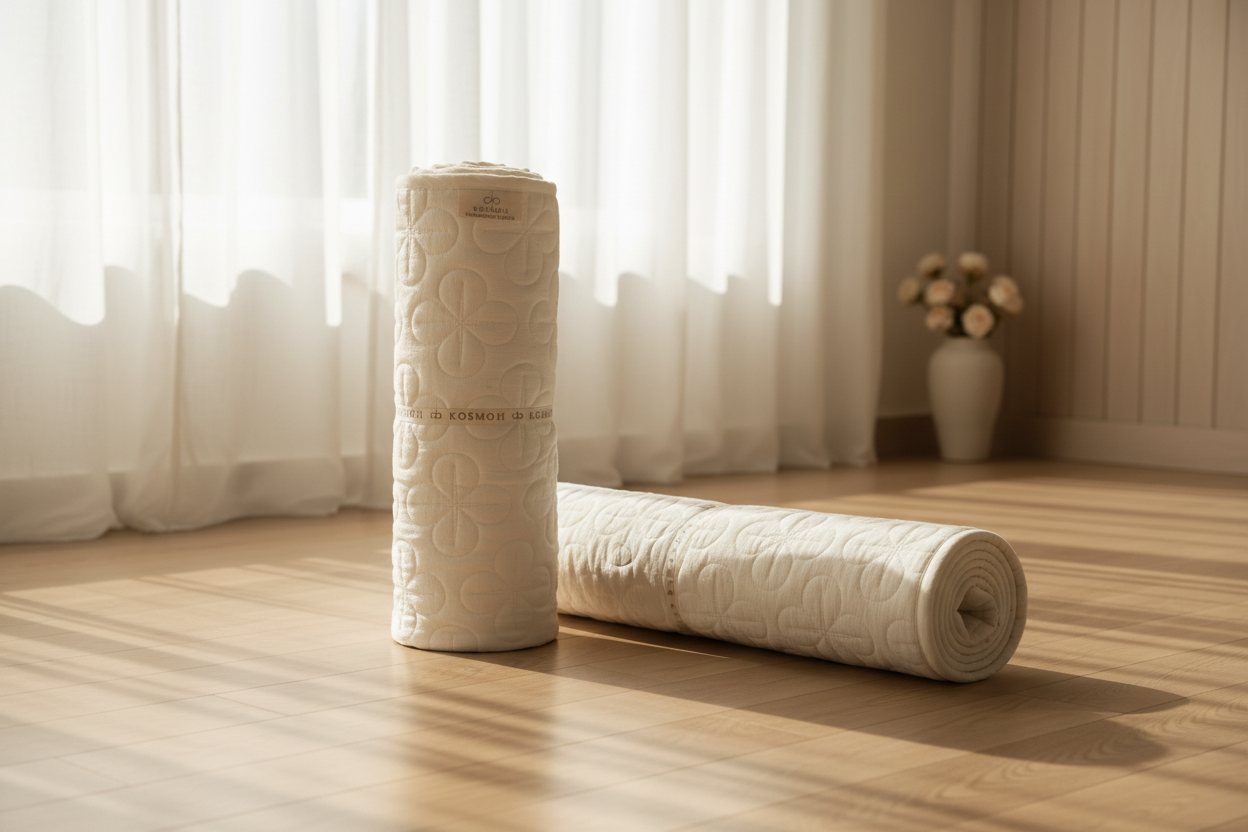 Natural Organic Cotton Mat - Editorial Luxury