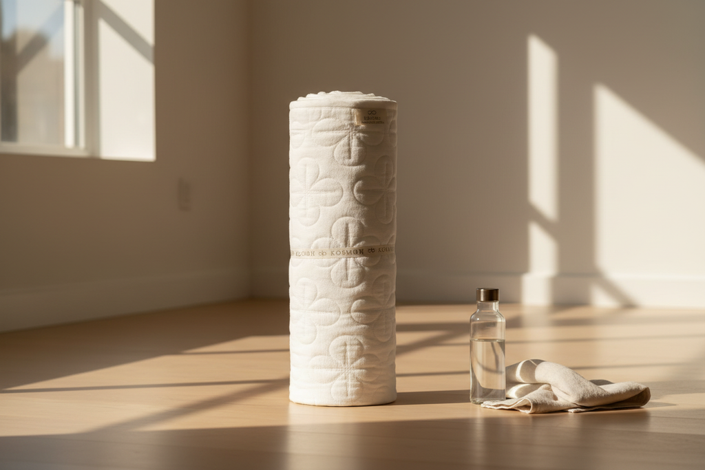 Natural Organic Cotton Mat - Lifestyle