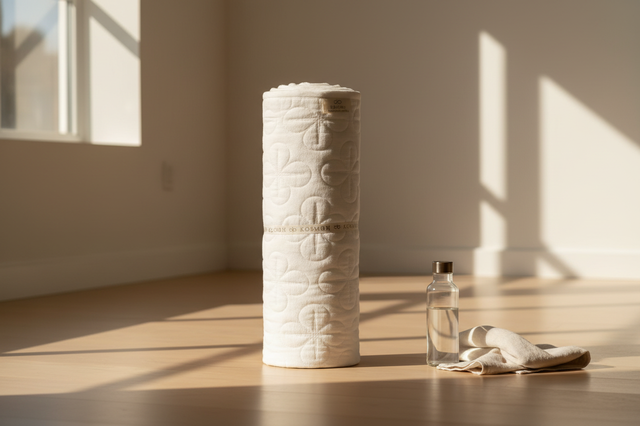 Natural Organic Cotton Mat - Lifestyle