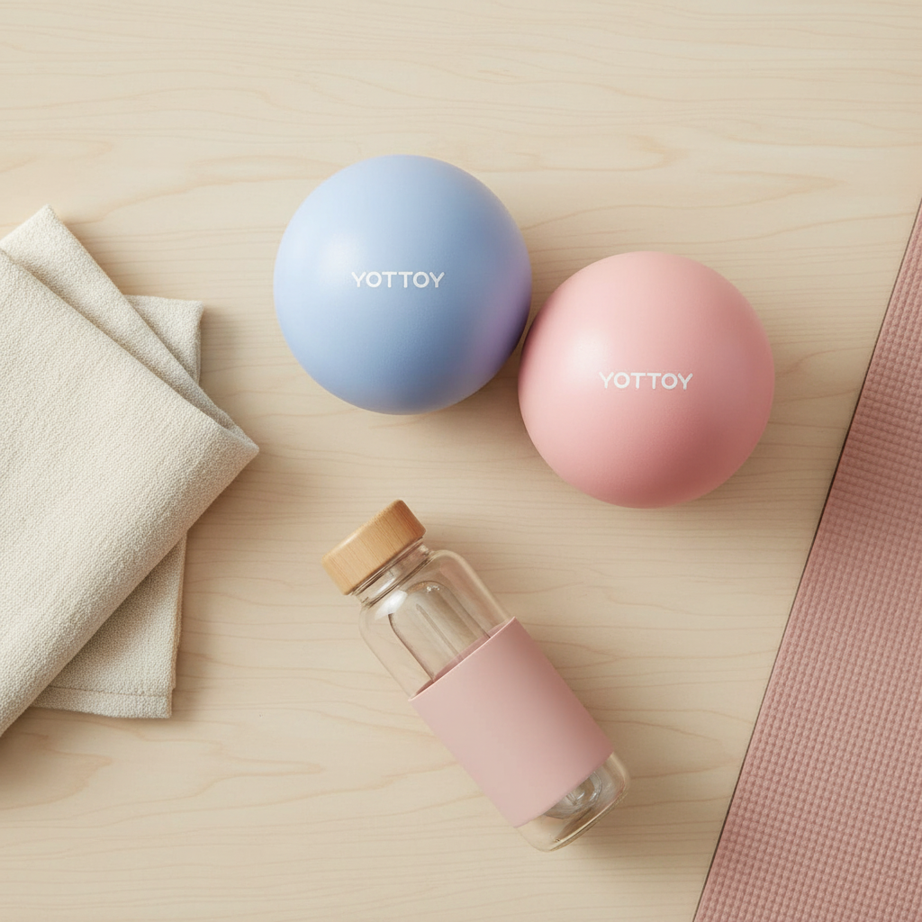 Pilates Ball Set - Pinterest Flat Lay Fixed