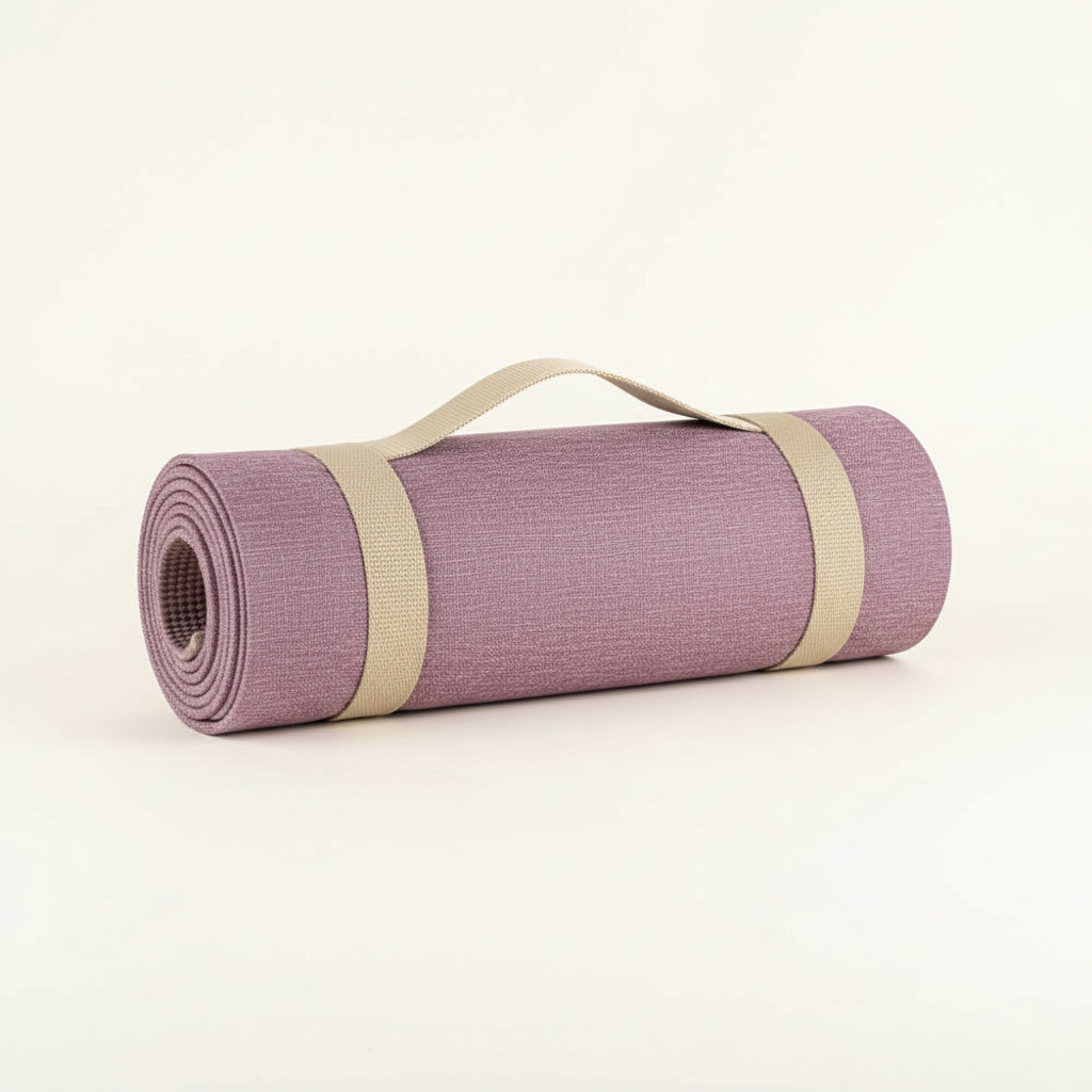 Pilates Mat with Straps - Clean Product Shot