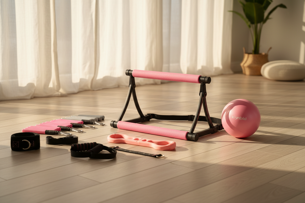 Pink Pilates Bar Kit - Editorial Luxury