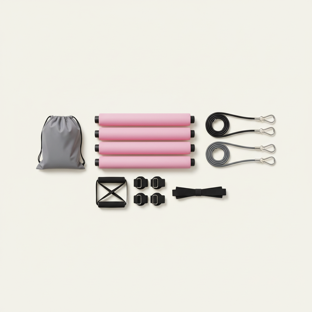 Pink Resistance Bands Kit - Clean Product Shot Retry