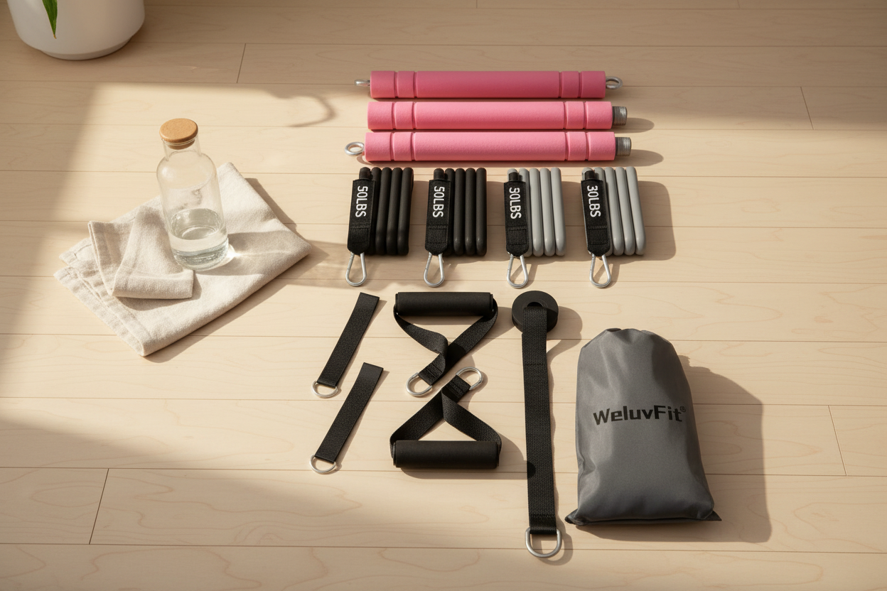 Pink Resistance Bands Kit - Lifestyle