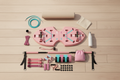Push Up Board Kit - Pinterest Flat Lay